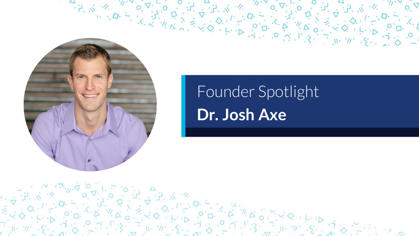 Founder Spotlight Dr. Josh Axe